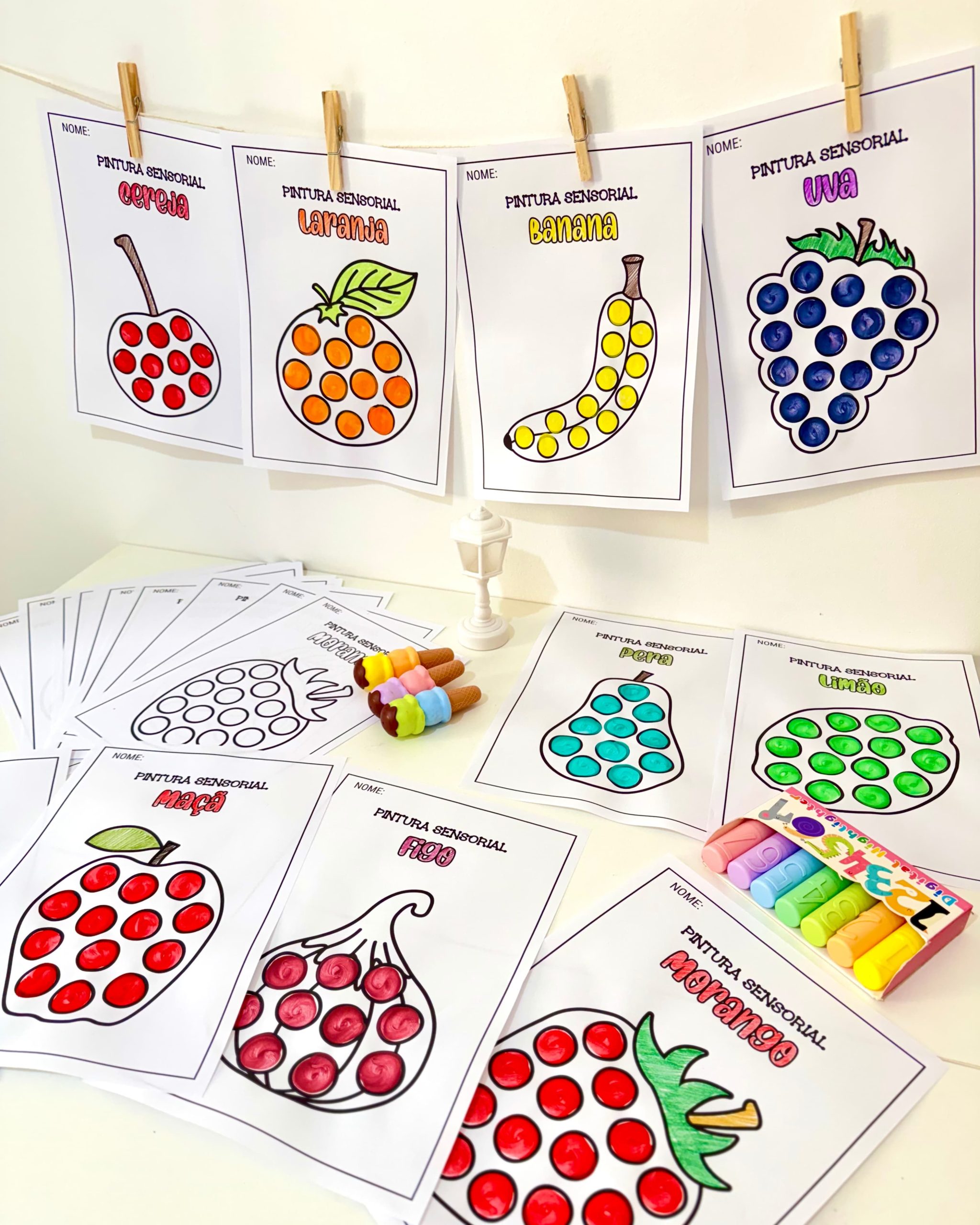 PINTURA SENSORIAL FRUTAS - Imagem 8