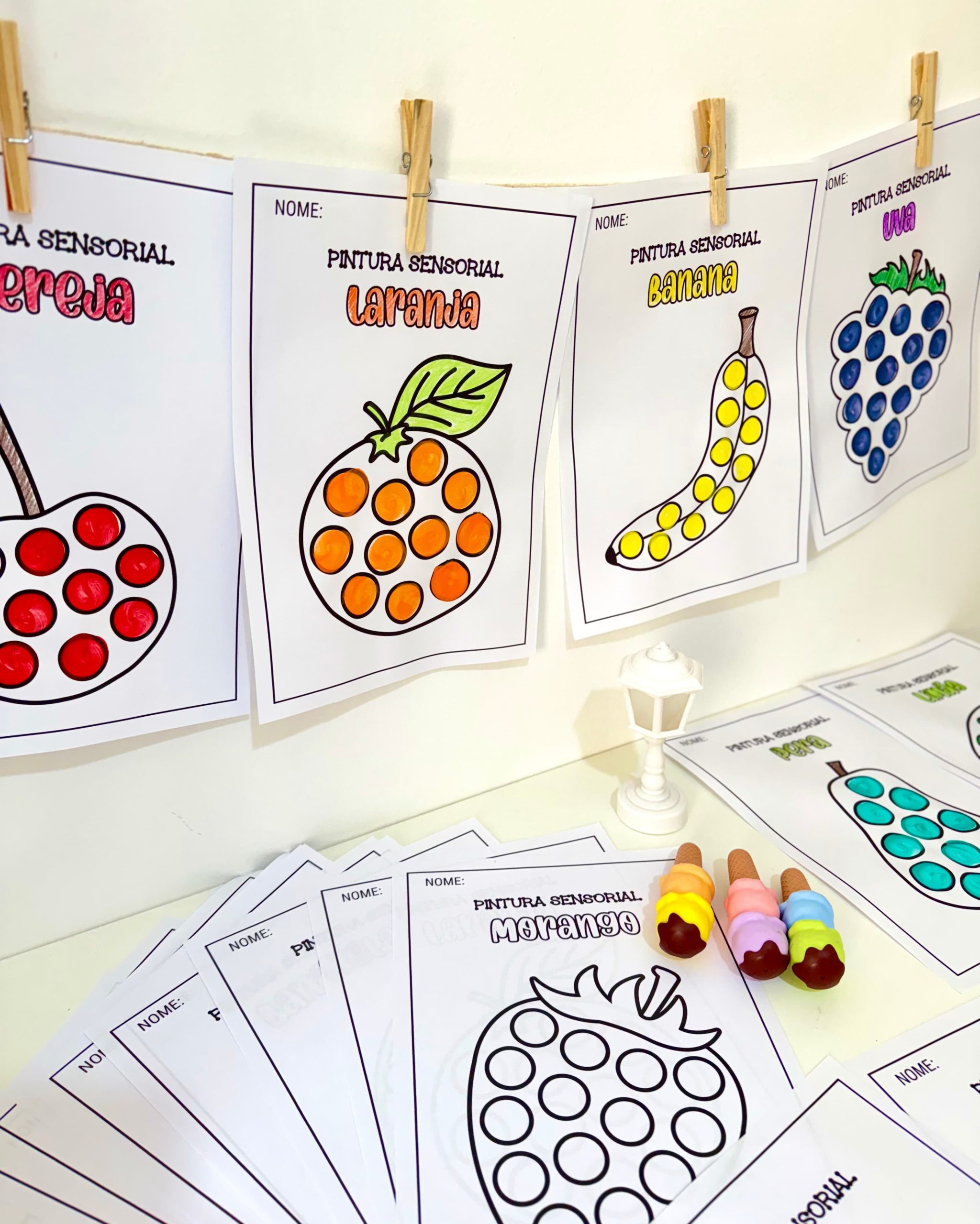 PINTURA SENSORIAL FRUTAS - Imagem 9