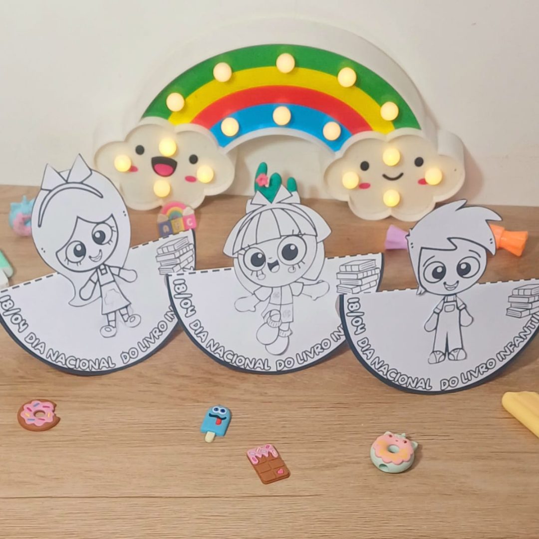 BALANCÊ DIA DO LIVRO PARA COLORIR