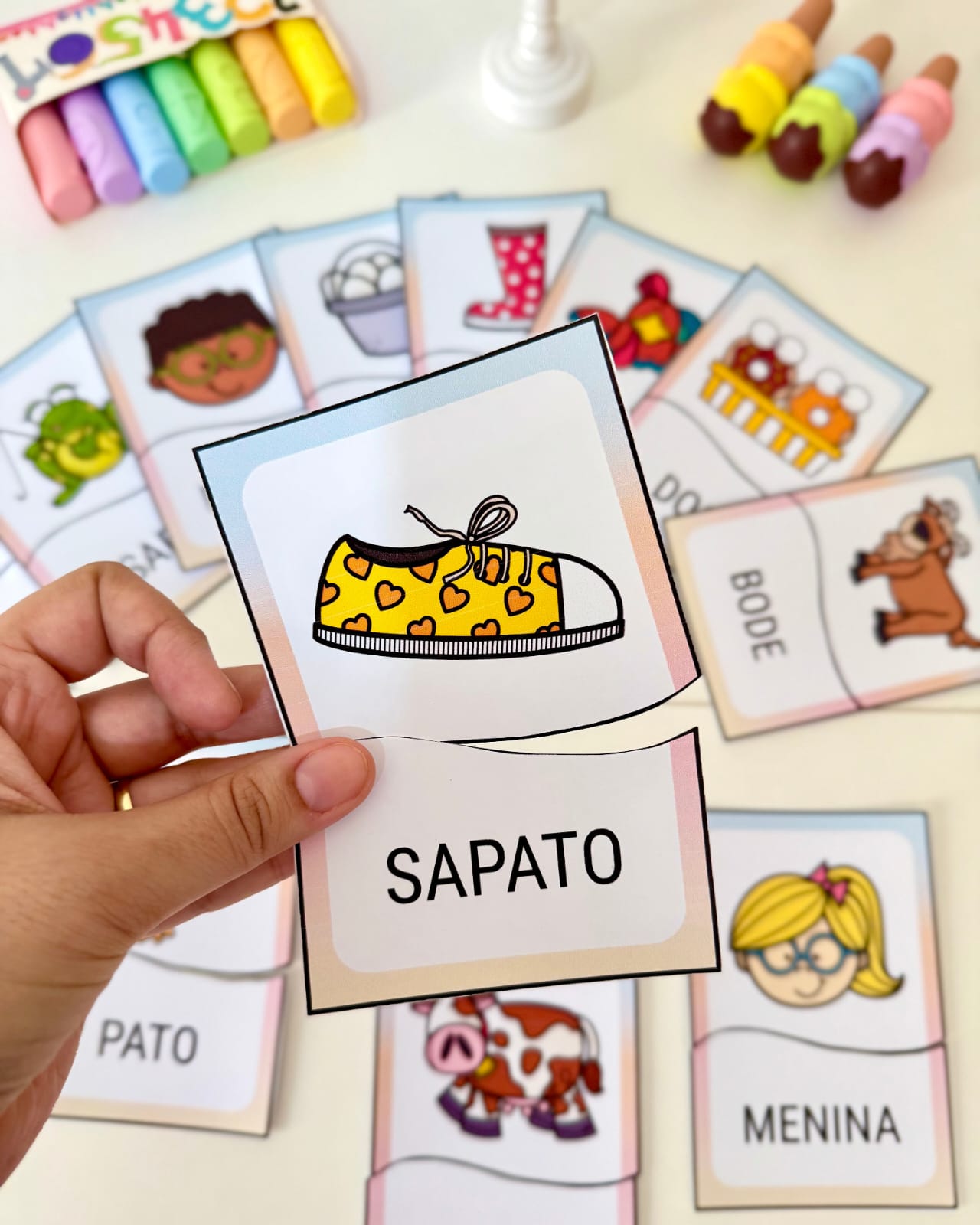QUEBRA-CABEÇA PALAVRAS SÍLABAS SIMPLES - Imagem 5