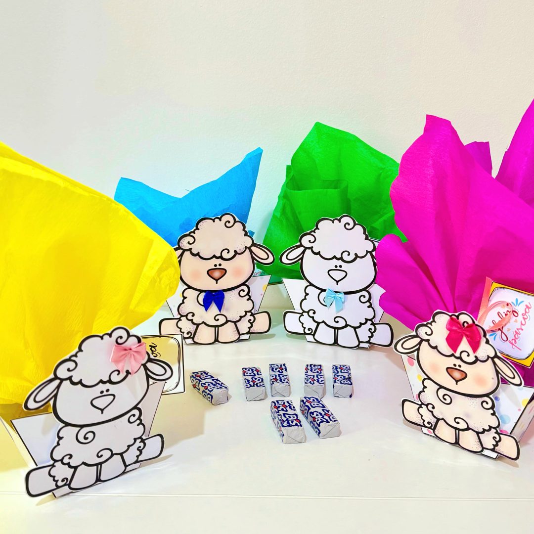 CAIXINHA PÁSCOA CORDEIRINHO