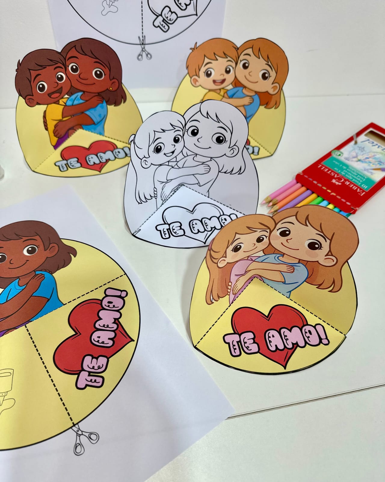 ATIVIDADE 3D DIA DAS MÃES/DIA DE QUEM CUIDA DE MIM - Imagem 9