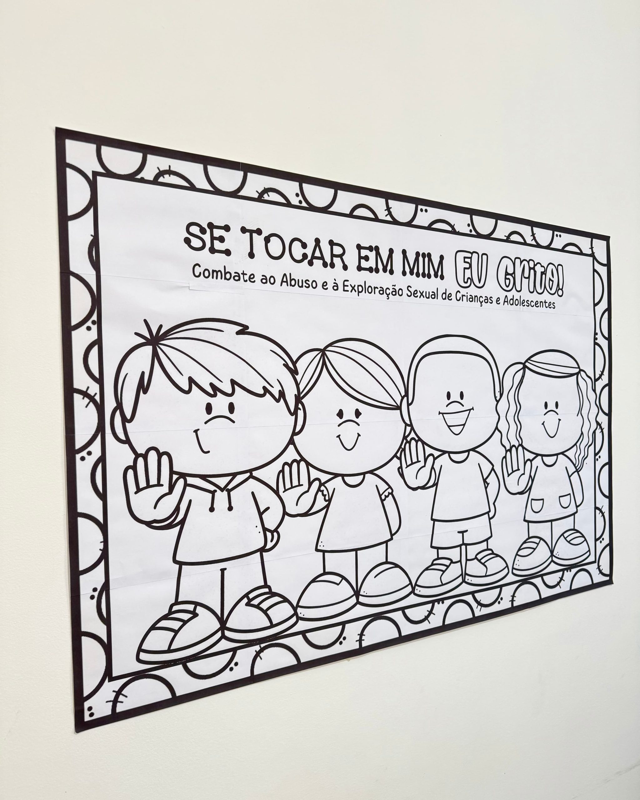 PAINEL PARA COLORIR MAIO LARANJA - Imagem 7