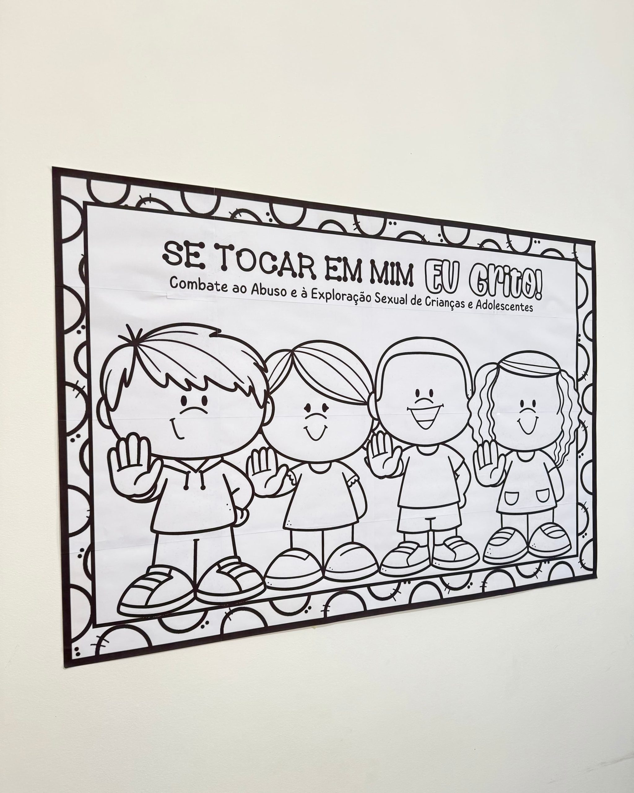 PAINEL PARA COLORIR MAIO LARANJA - Imagem 8