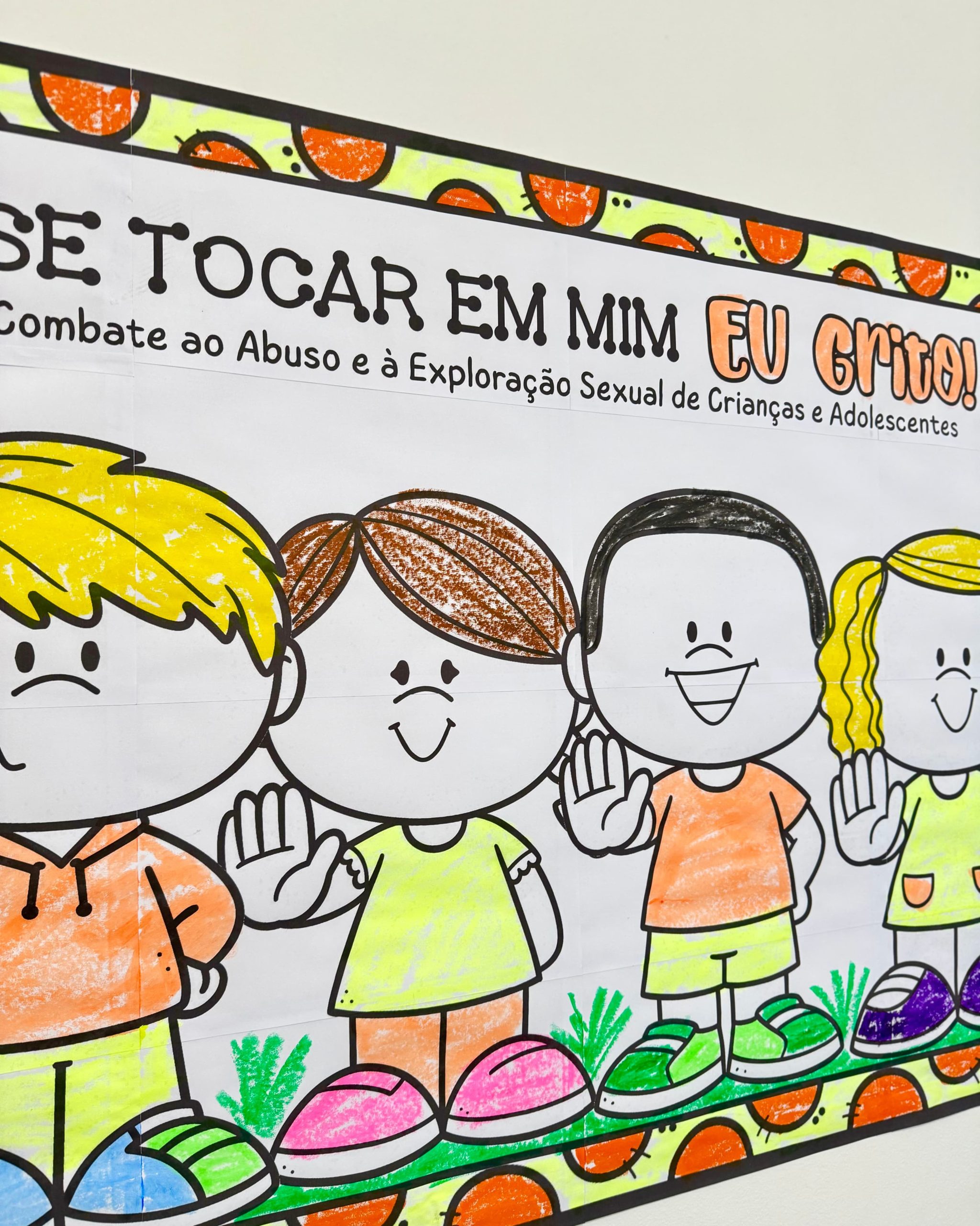 PAINEL PARA COLORIR MAIO LARANJA - Imagem 10