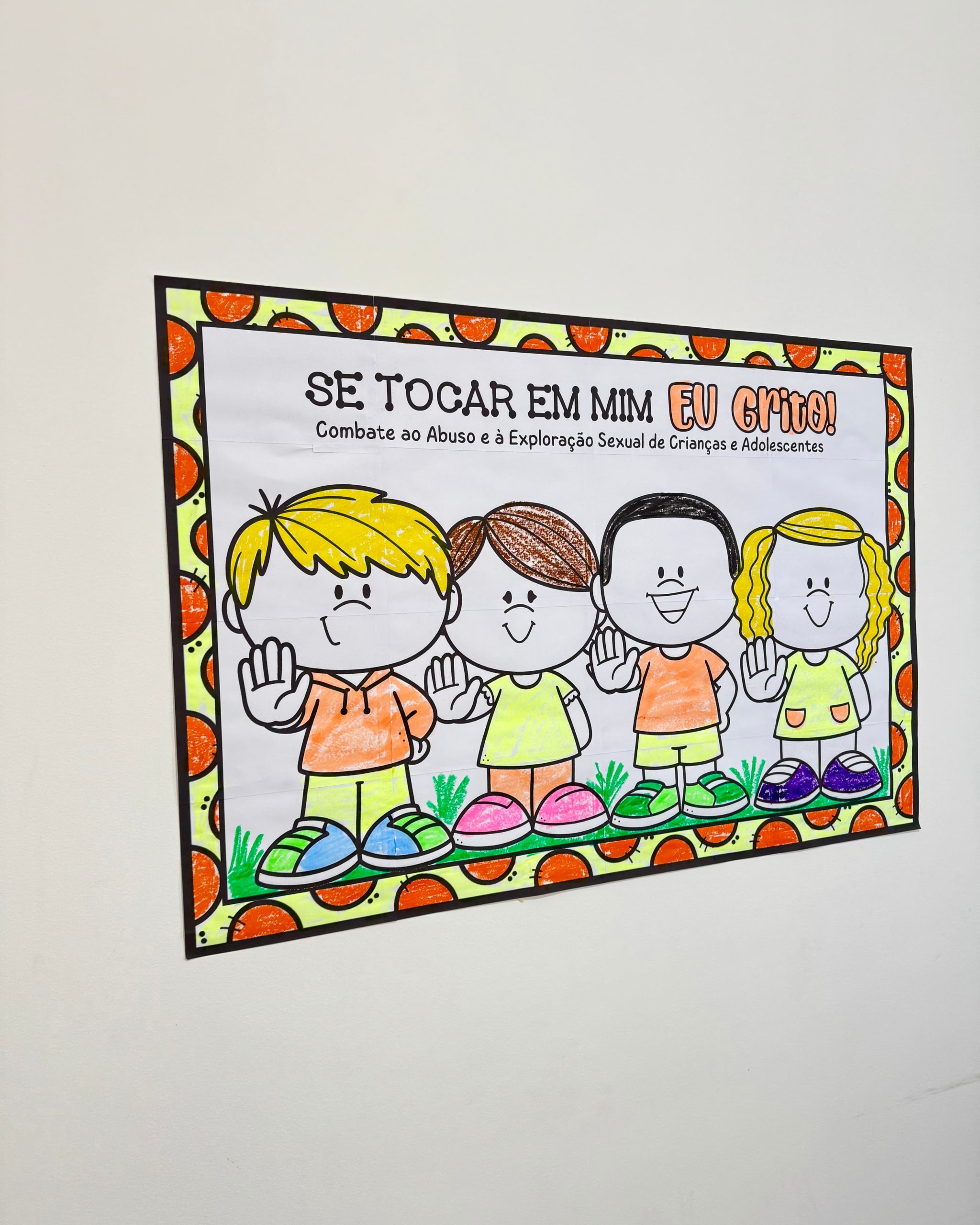 PAINEL PARA COLORIR MAIO LARANJA - Imagem 12