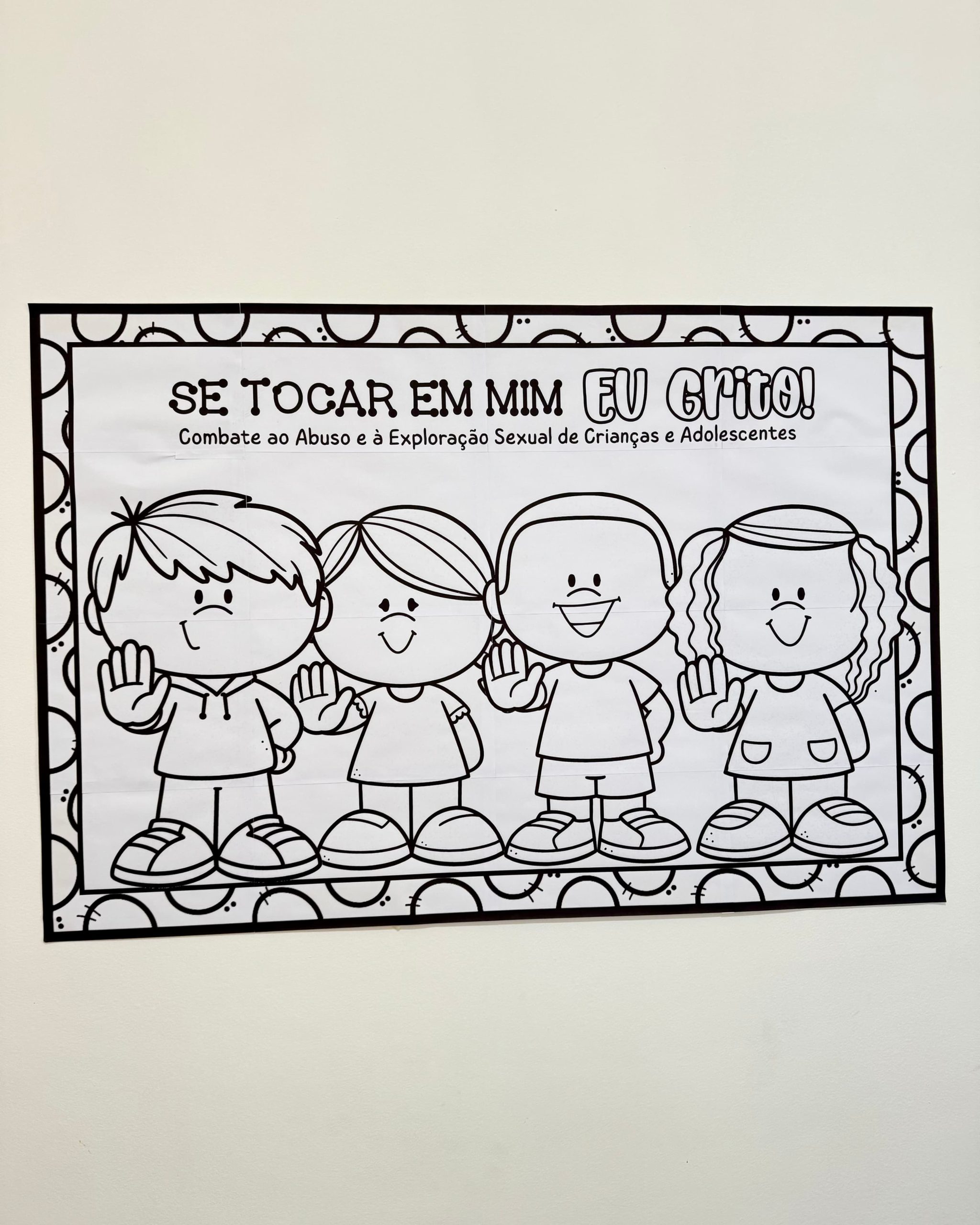 PAINEL PARA COLORIR MAIO LARANJA - Imagem 13