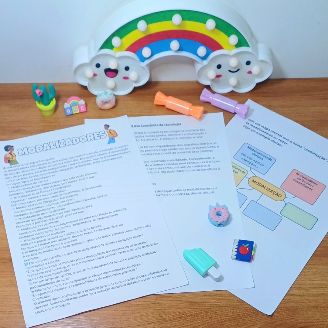 MODALIZAÇÃO - USO DE MODALIZADORES NO DISCURSO E ESCRITA