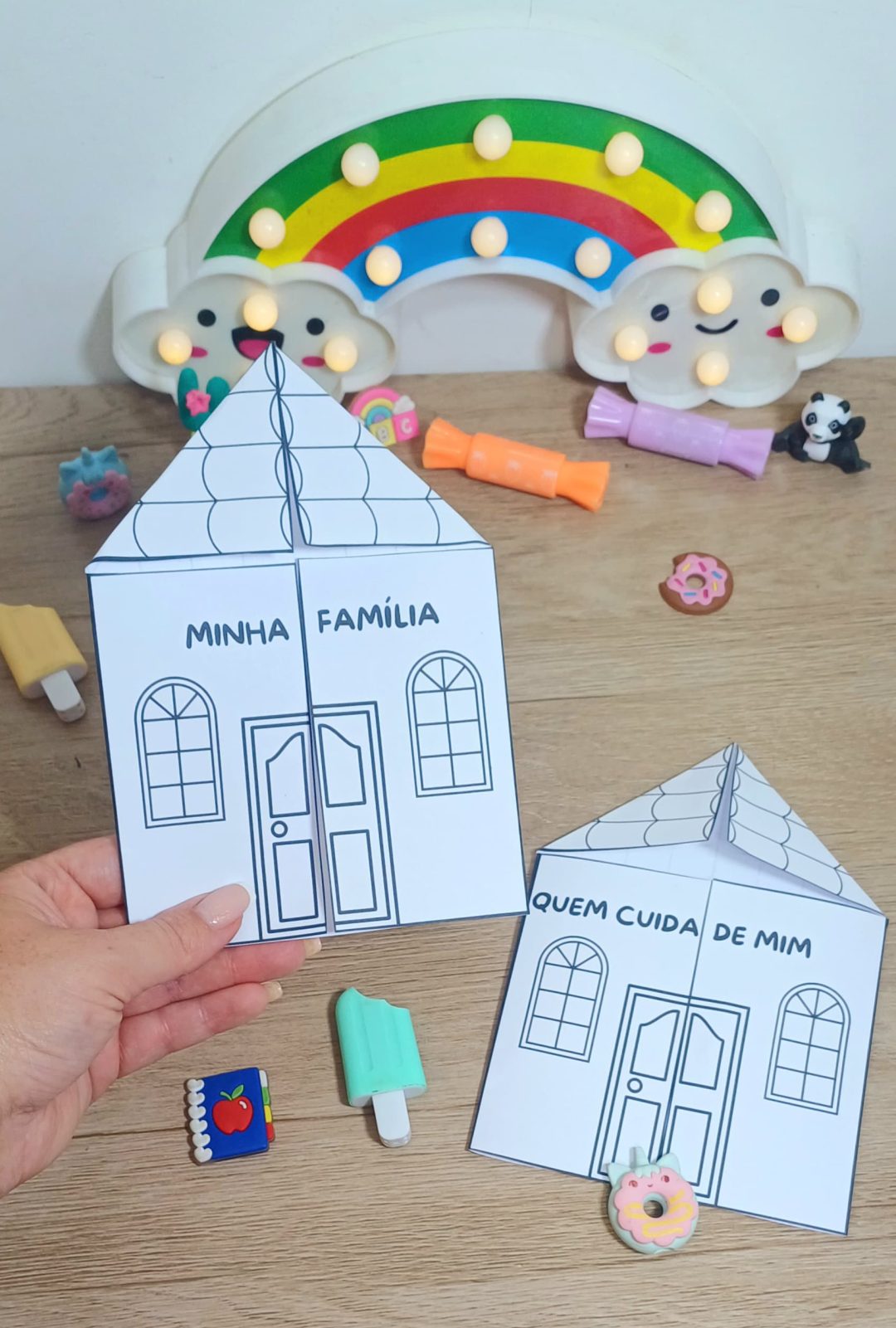 DOBRADURA CASINHA DA FAMÍLIA – Prof Lotus – Recursos Pedagógicos