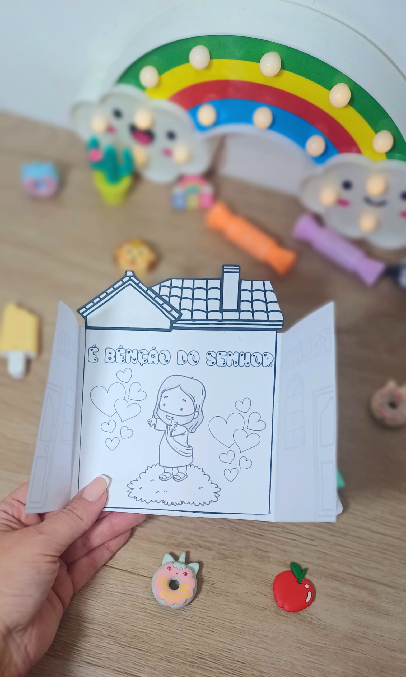 DOBRADURA CASINHA FAMÍLIA É BENÇÃO DO SENHOR - Imagem 5