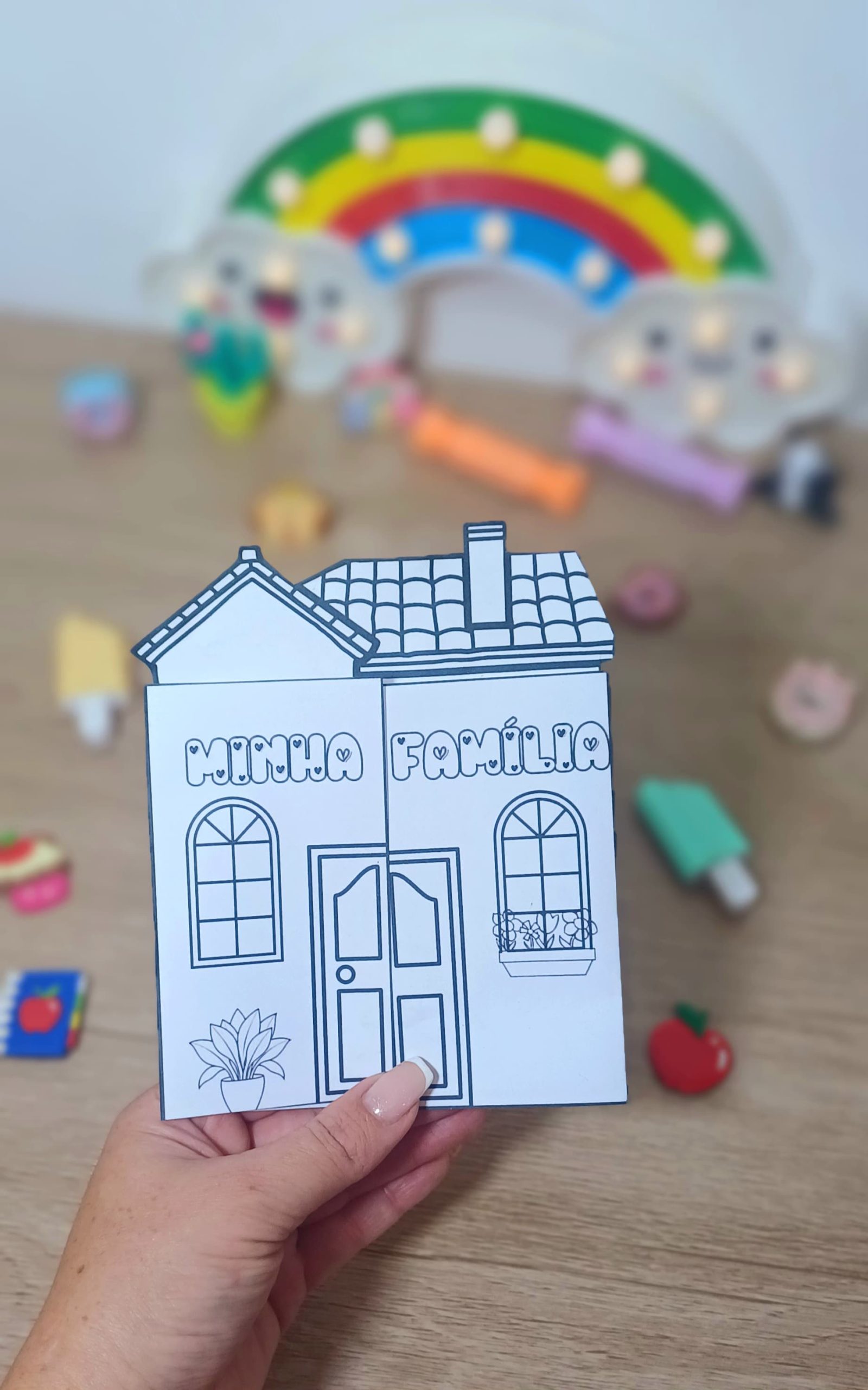 DOBRADURA CASINHA FAMÍLIA É BENÇÃO DO SENHOR - Imagem 6