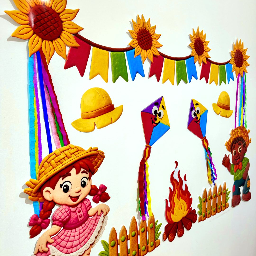 PAINEL FESTA JUNINA GIRASSÓIS