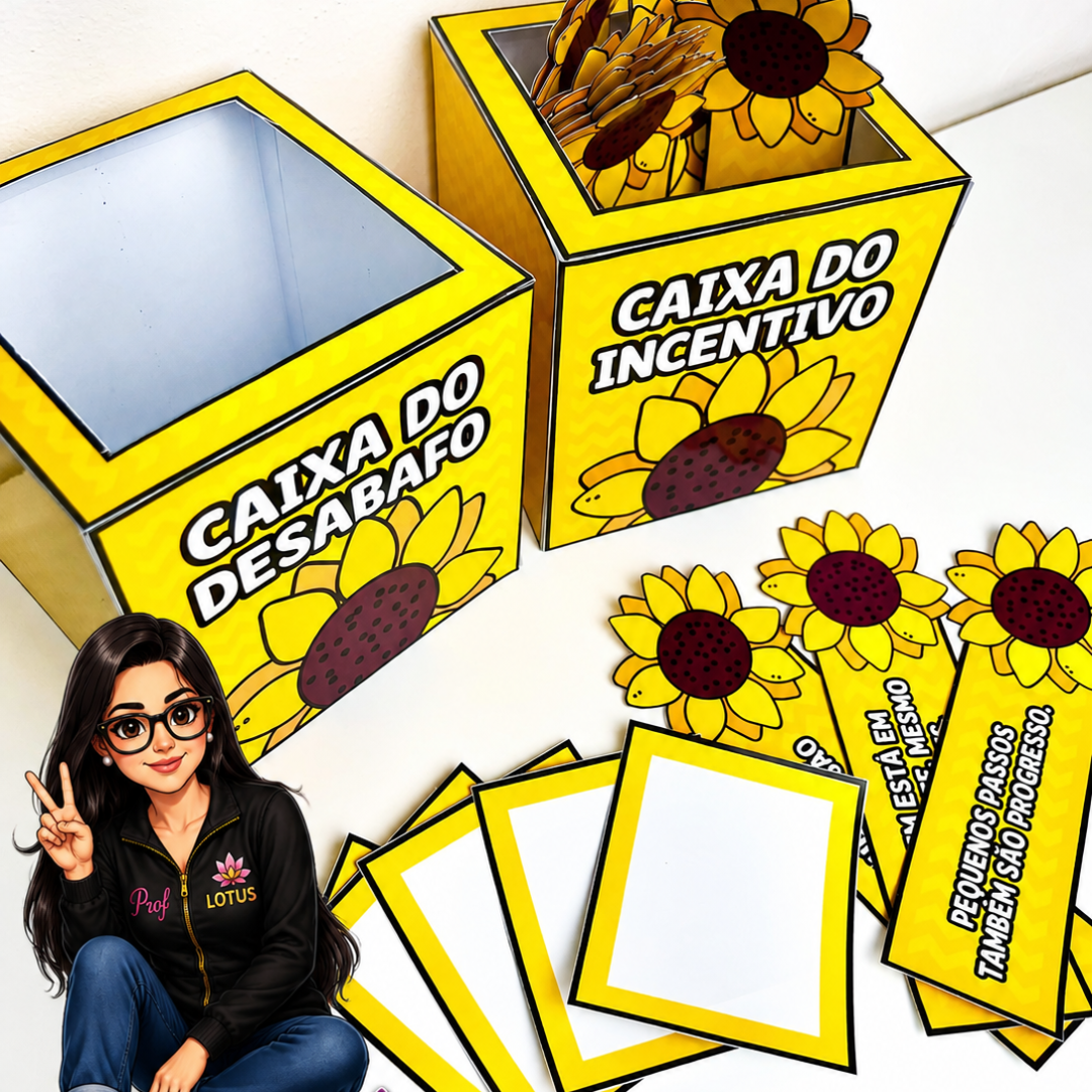 CAIXAS DO INCENTIVO SETEMBRO AMARELO