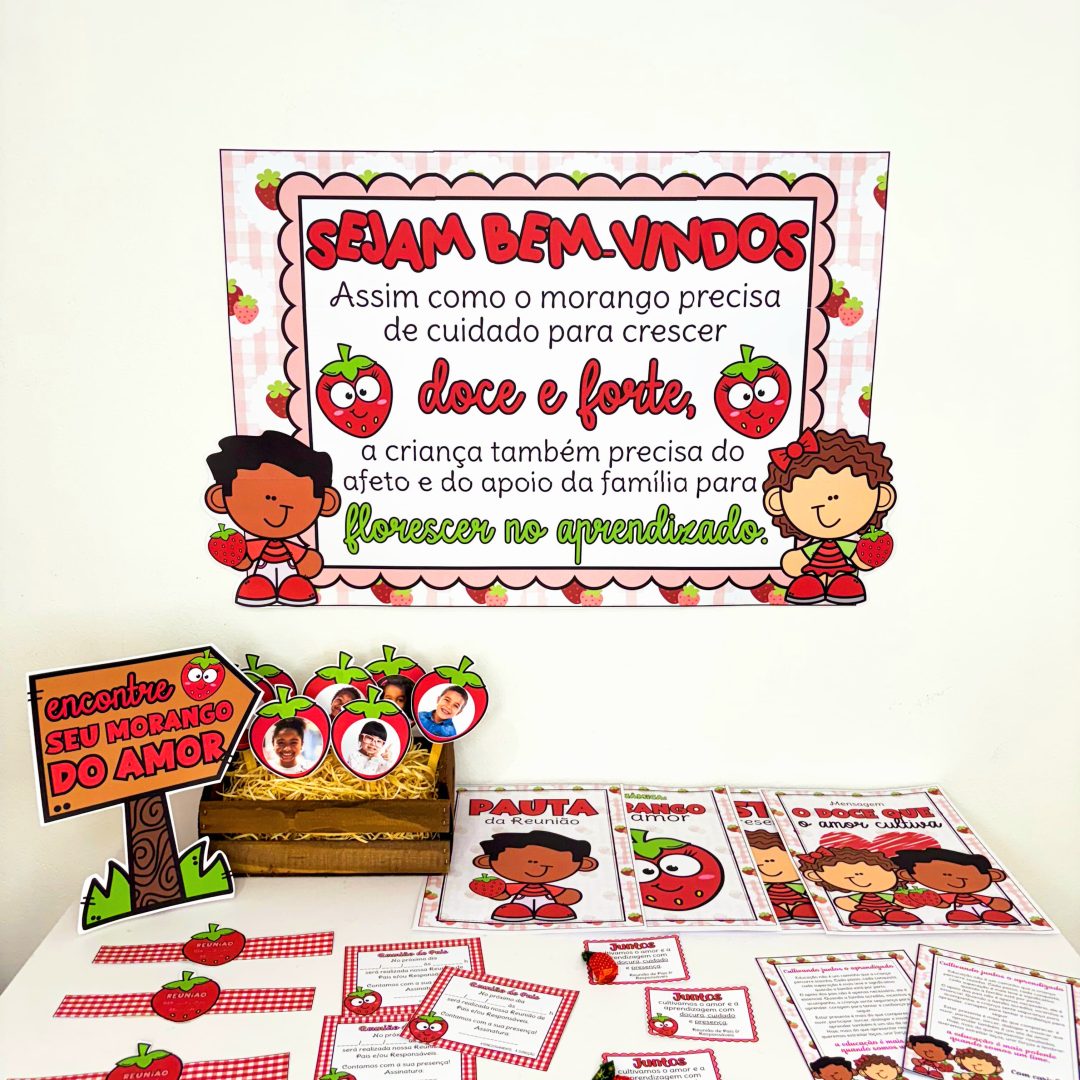 REUNIÃO ESCOLAR MORANGO DO AMOR