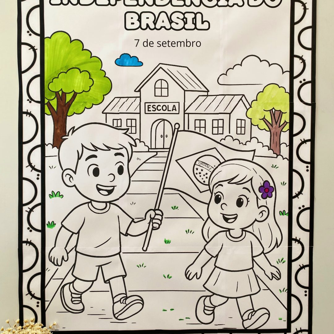 PAINEL PARA COLORIR INDEPENDÊNCIA DO BRASIL