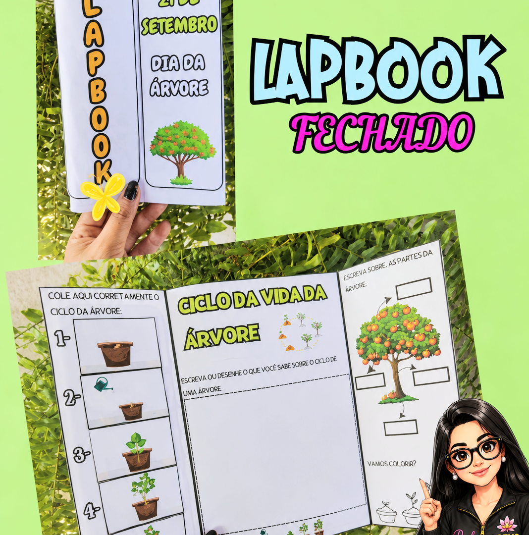 LAPBOOK CICLO DE VIDA DA ÁRVORE