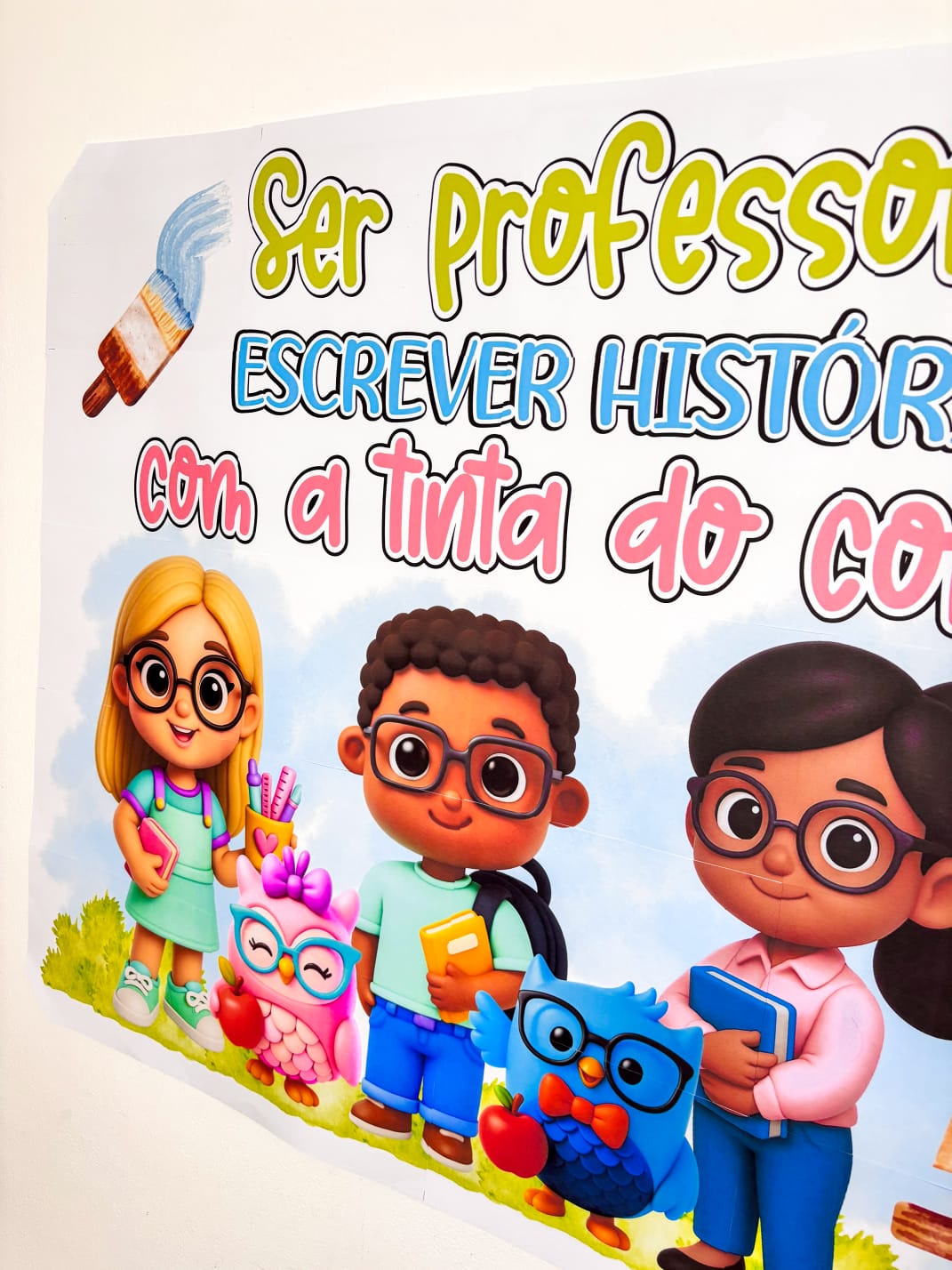 PAINEL PROFESSORES TINTA DO CORAÇÃO - Imagem 2