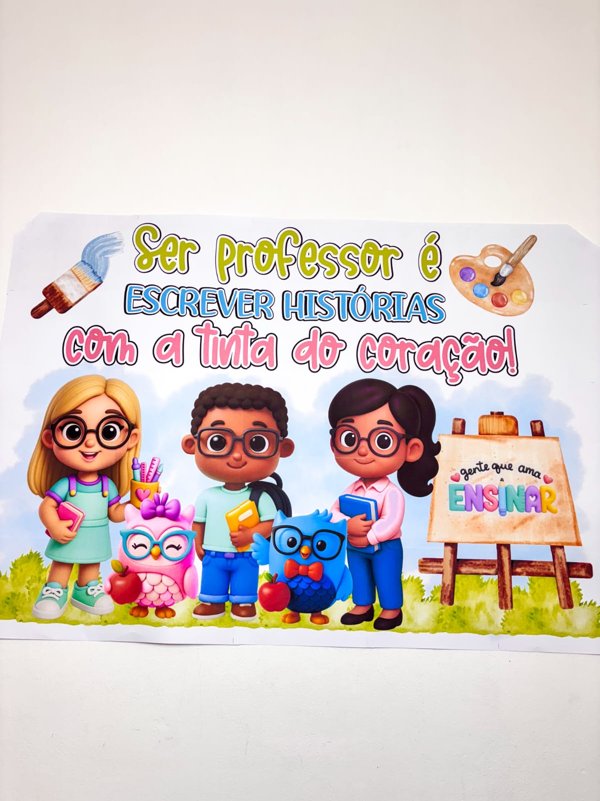 PAINEL PROFESSORES TINTA DO CORAÇÃO - Imagem 6