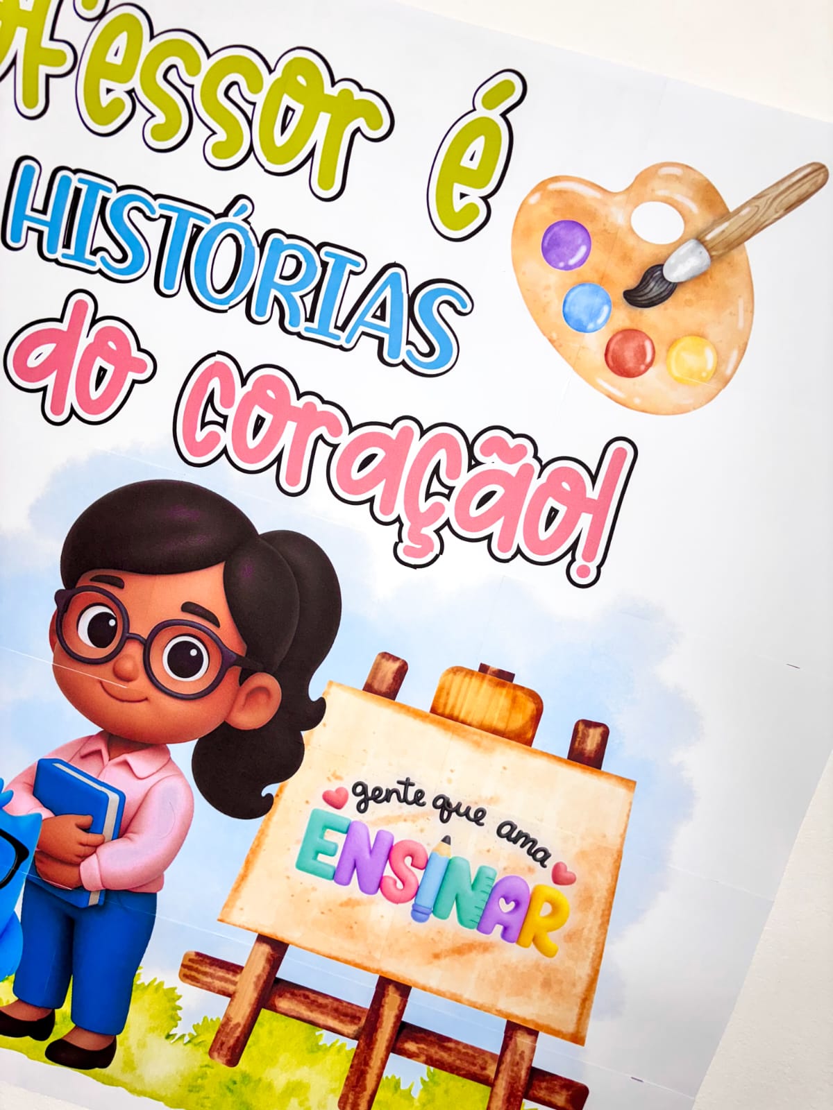 PAINEL PROFESSORES TINTA DO CORAÇÃO - Imagem 8