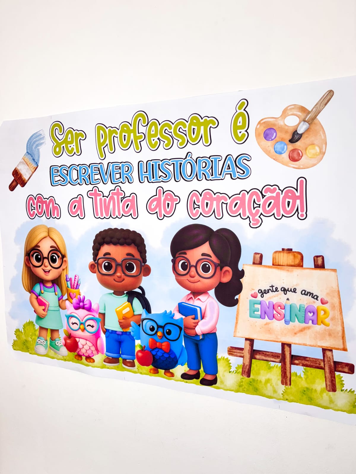 PAINEL PROFESSORES TINTA DO CORAÇÃO - Imagem 9