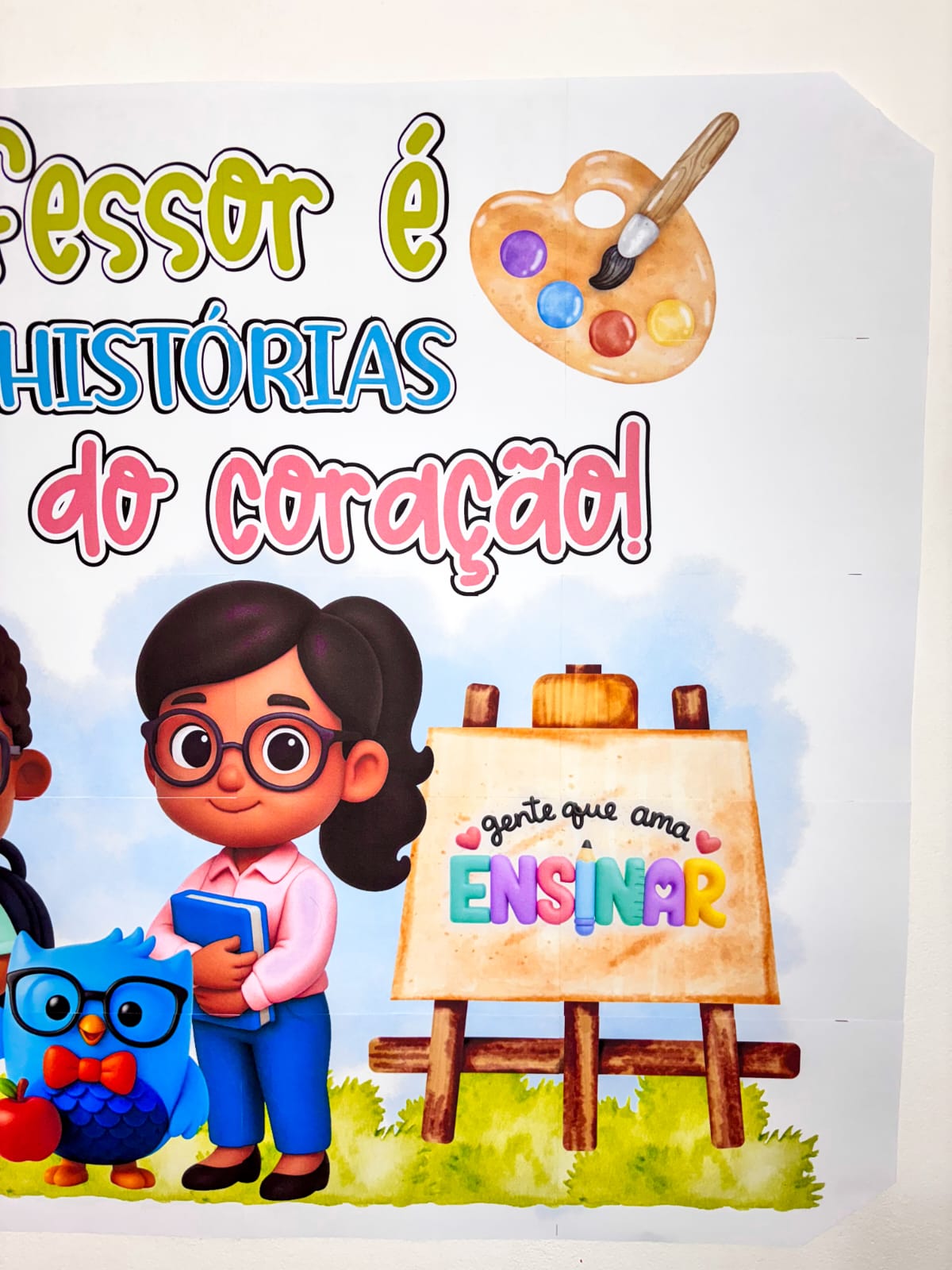 PAINEL PROFESSORES TINTA DO CORAÇÃO - Imagem 10