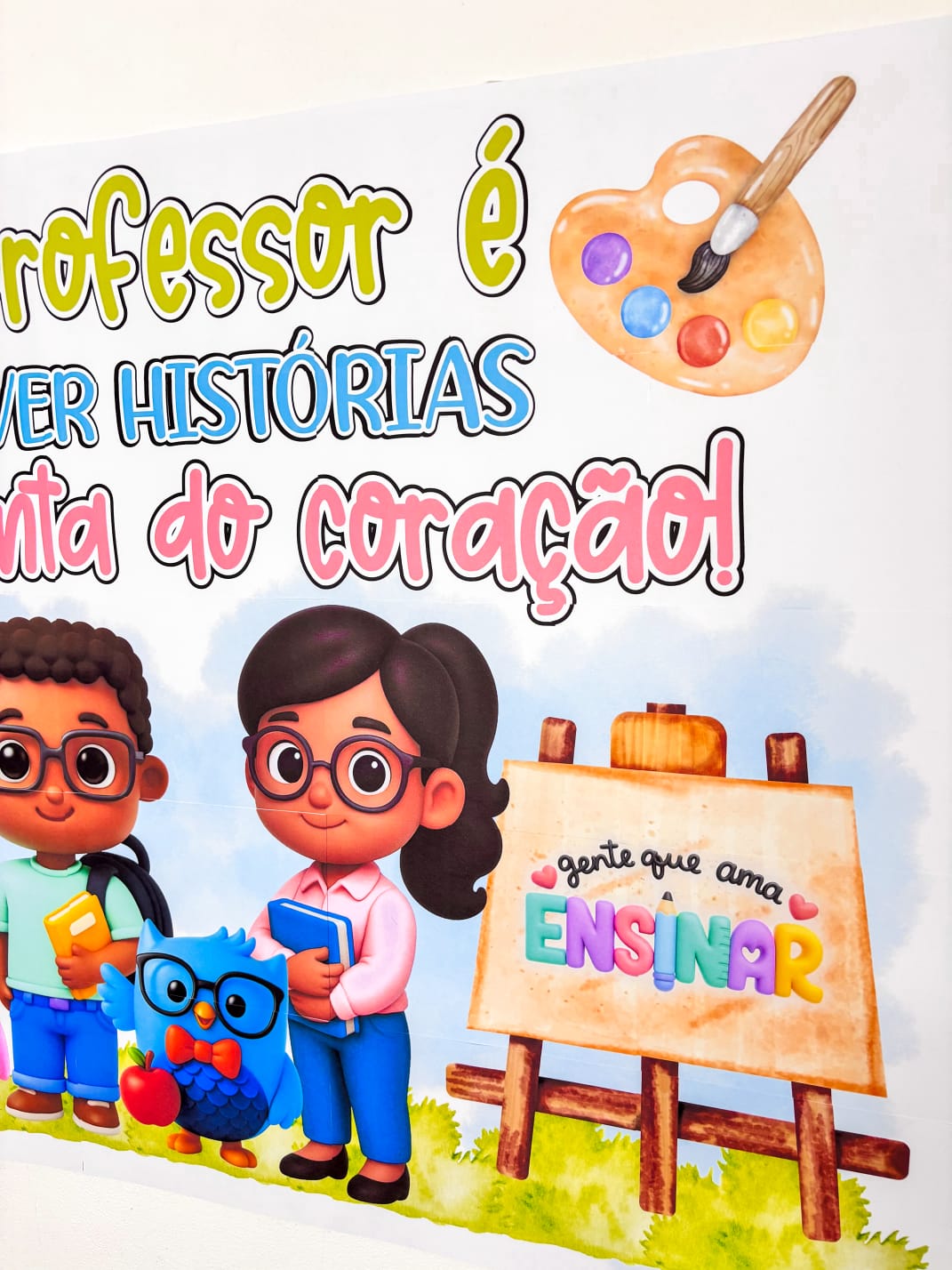 PAINEL PROFESSORES TINTA DO CORAÇÃO - Imagem 12