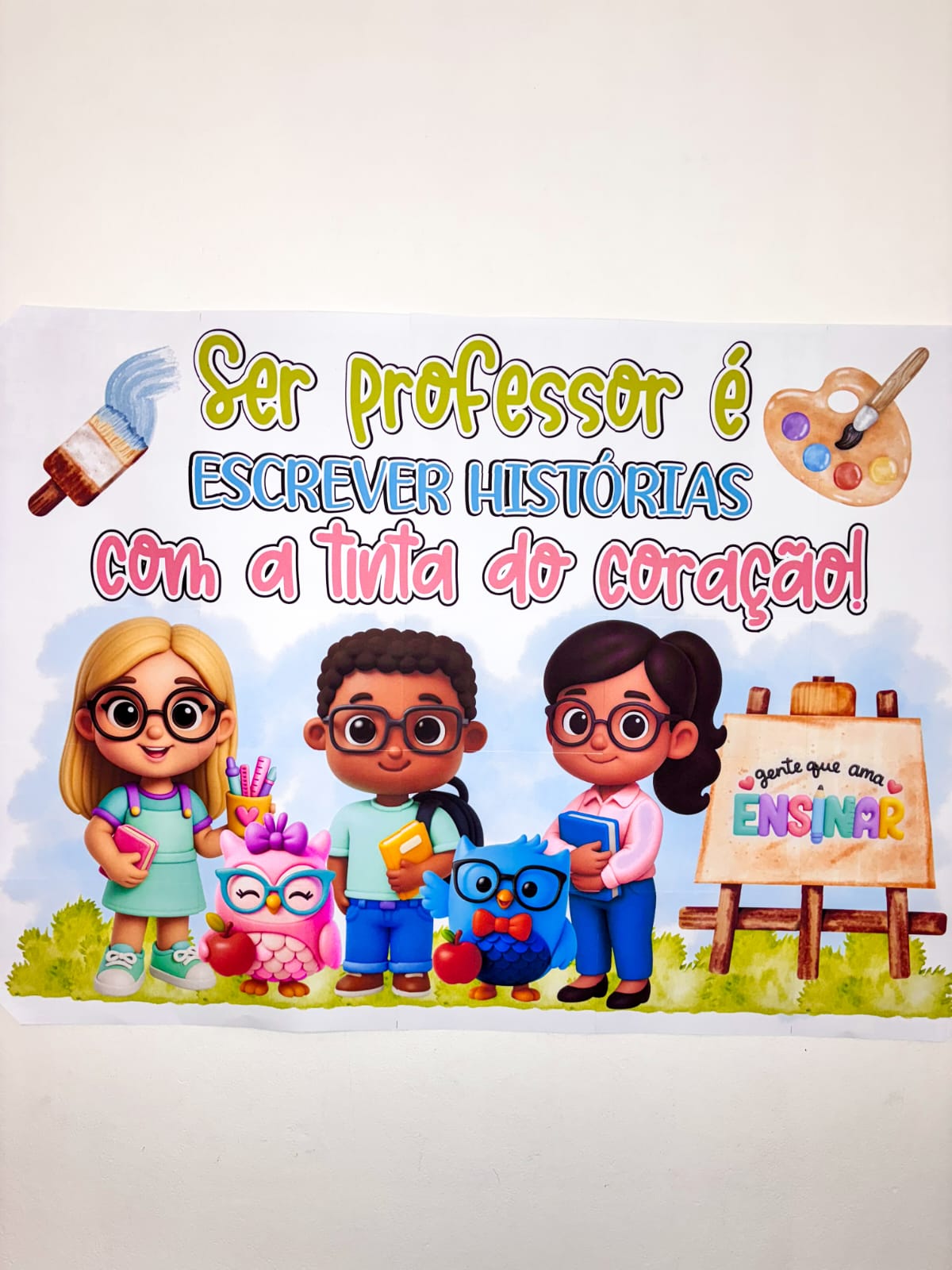 PAINEL PROFESSORES TINTA DO CORAÇÃO - Imagem 21