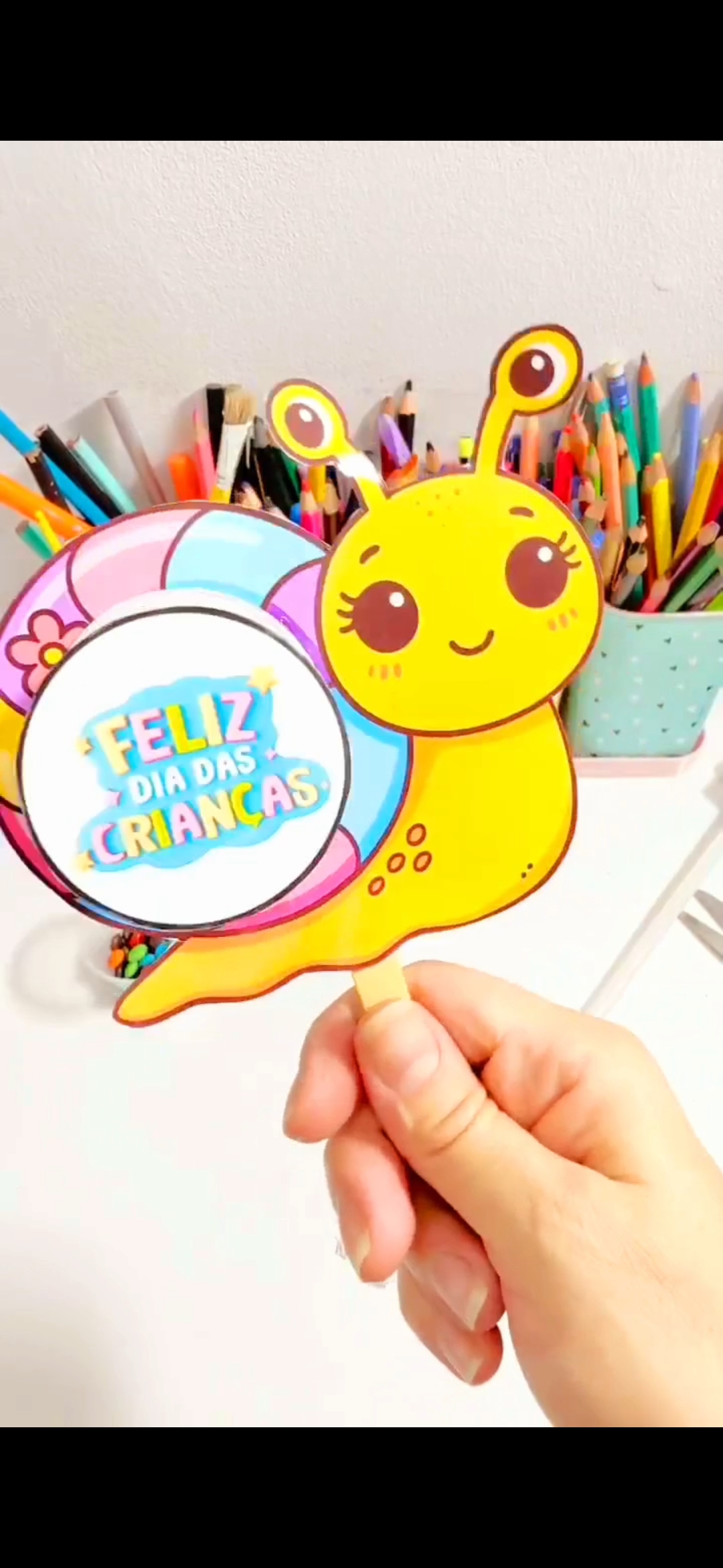 LEMBRANCINHA DIA DAS CRIANÇAS CHOCALHO CARACOL