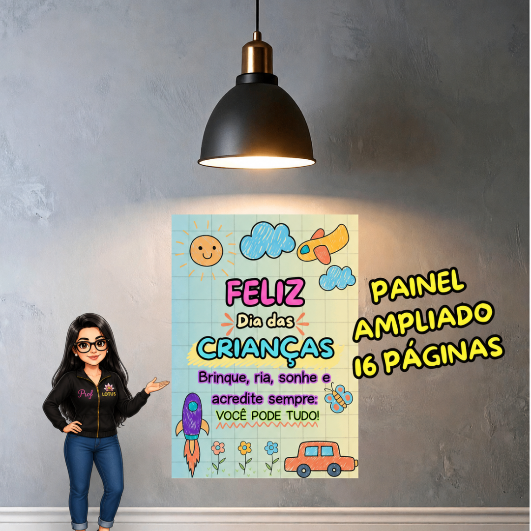 PAINEL DIA DAS CRIANÇAS VOCÊ PODE TUDO!