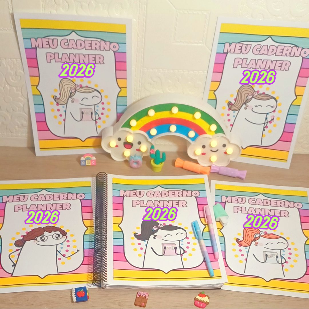 CADERNO PLANNER FLORKS 2026