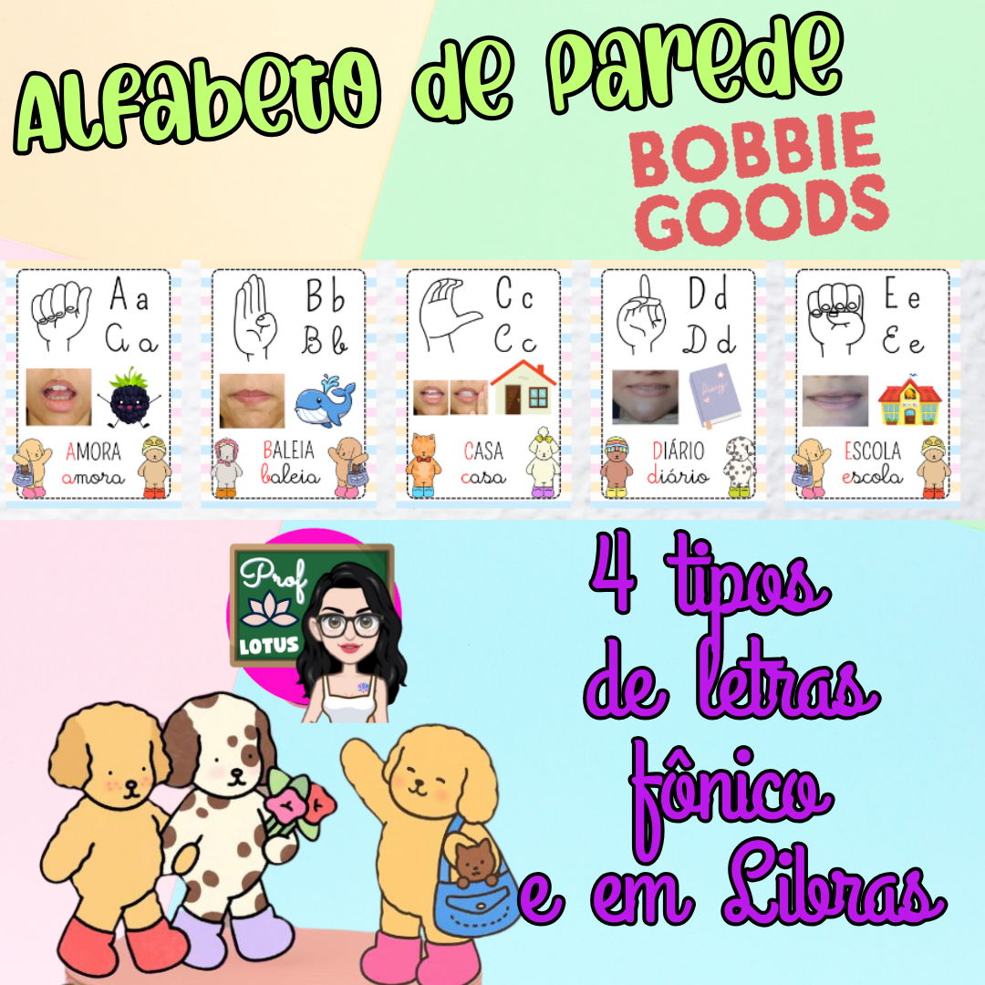 ALFABETO DE PAREDE BOBBIE GOODS