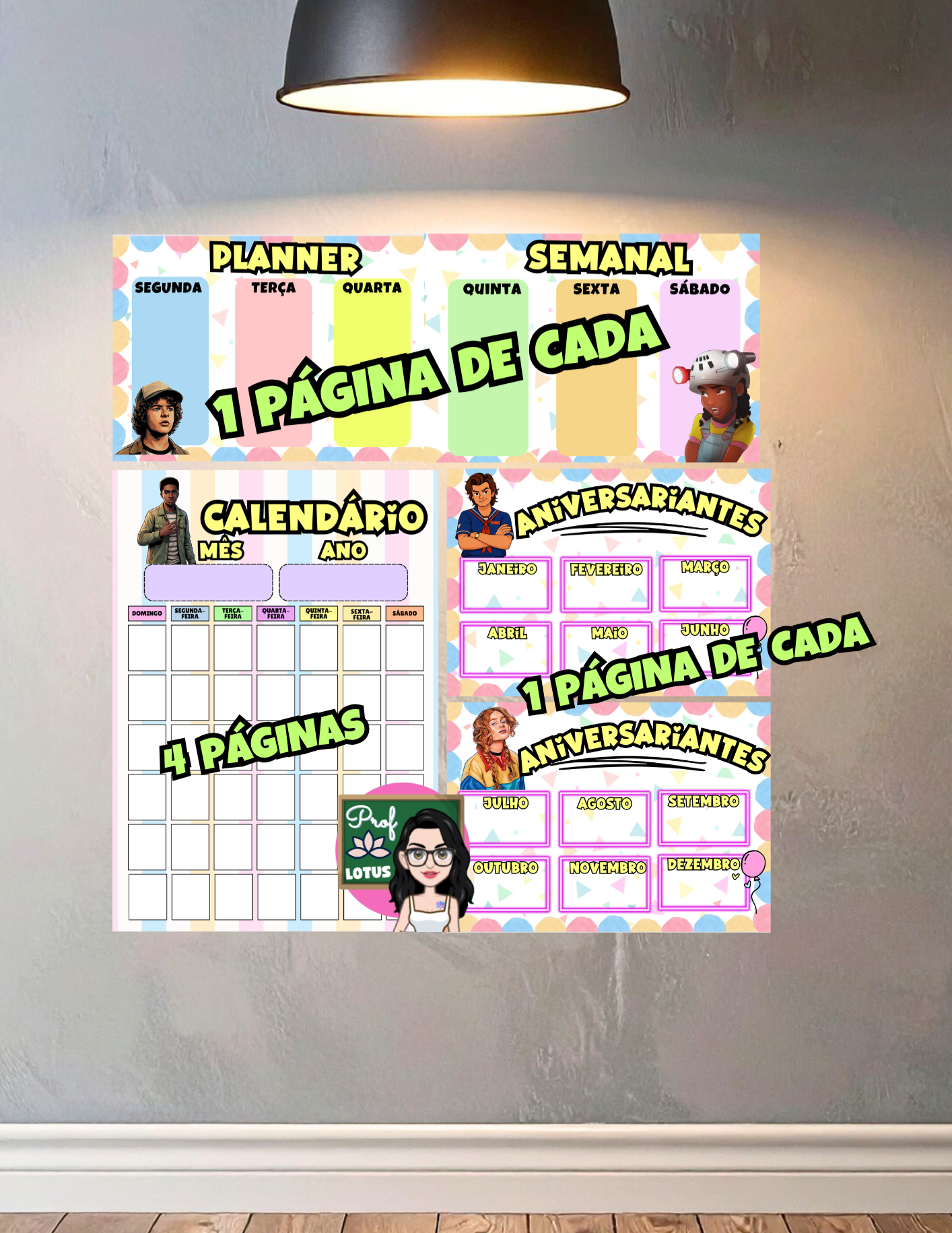 KIT SALA STRANGER THINGS - Imagem 11