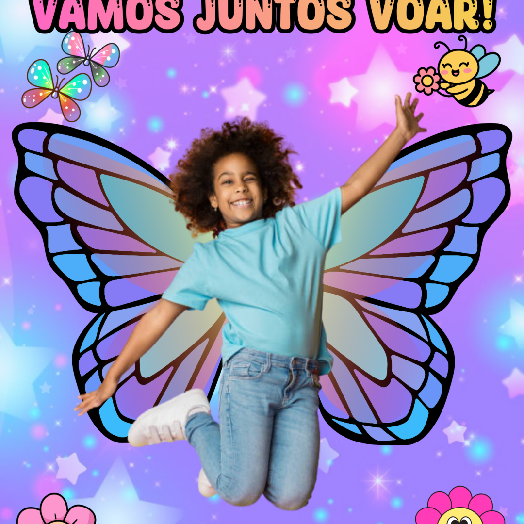 PAINEL VOLTA ÀS AULAS ASAS DE BORBOLETA