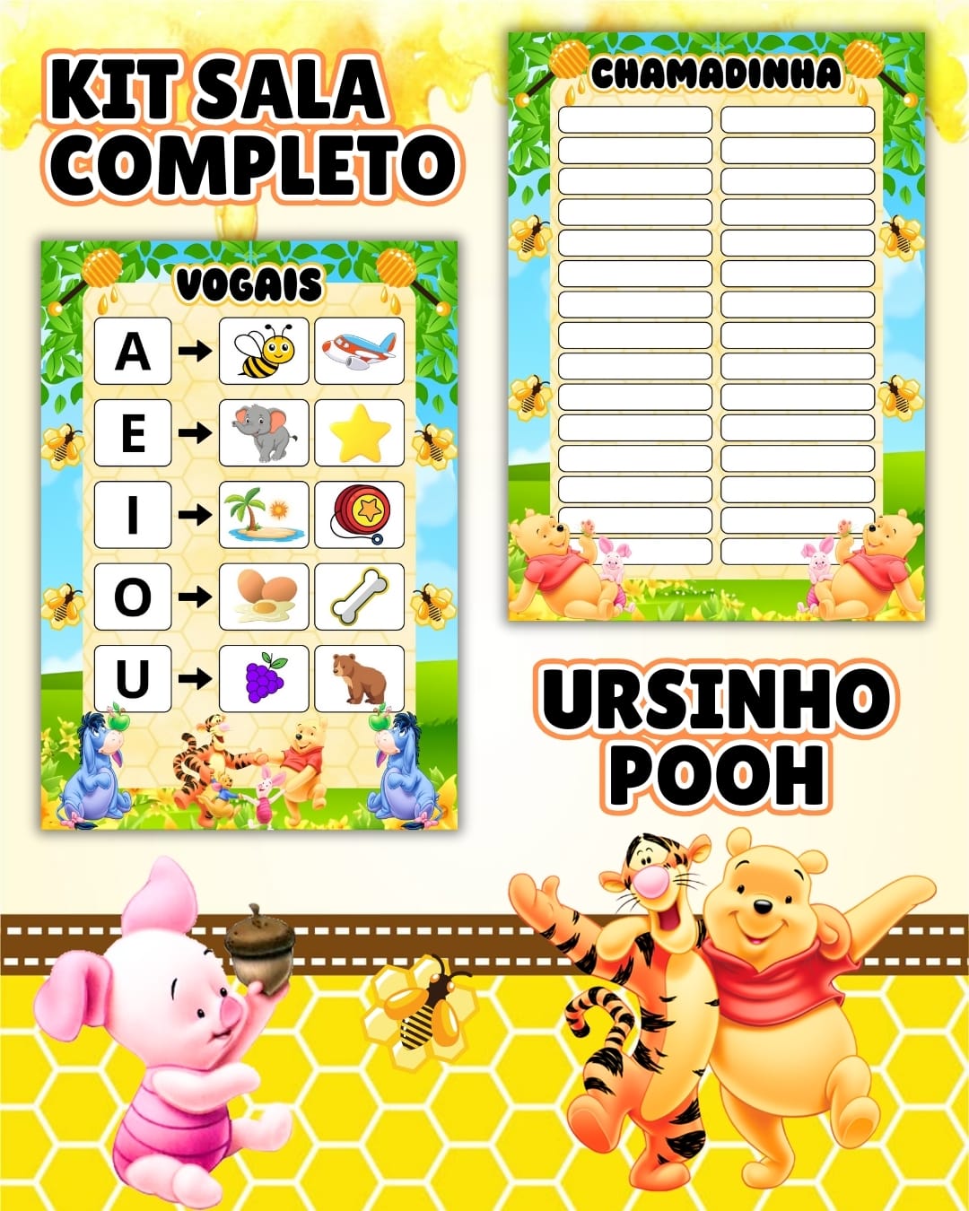 KIT SALA URSINHO POOH - Imagem 3