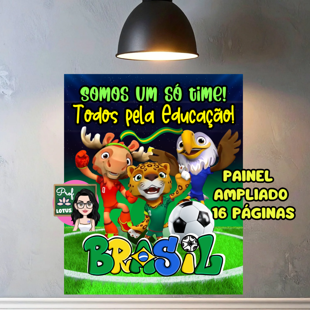 PAINEL COPA DO MUNDO ESCOLA