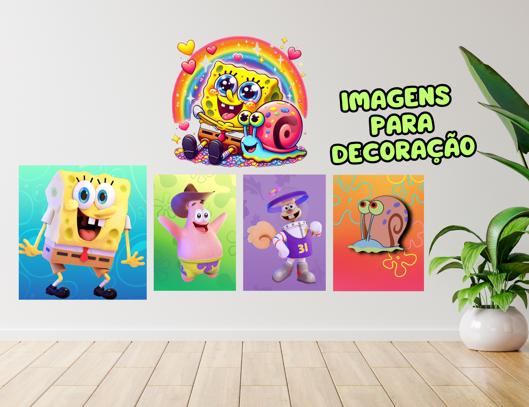 KIT SALA BOB ESPONJA - Imagem 4