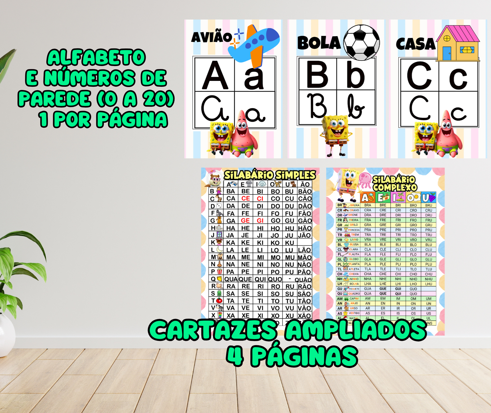 KIT SALA BOB ESPONJA - Imagem 3