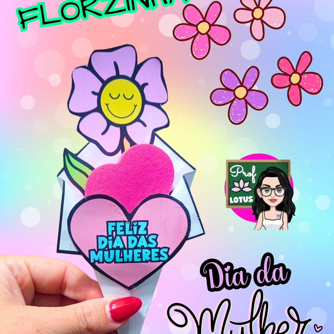 FLORZINHA BUQUÊ DIA DAS MULHERES