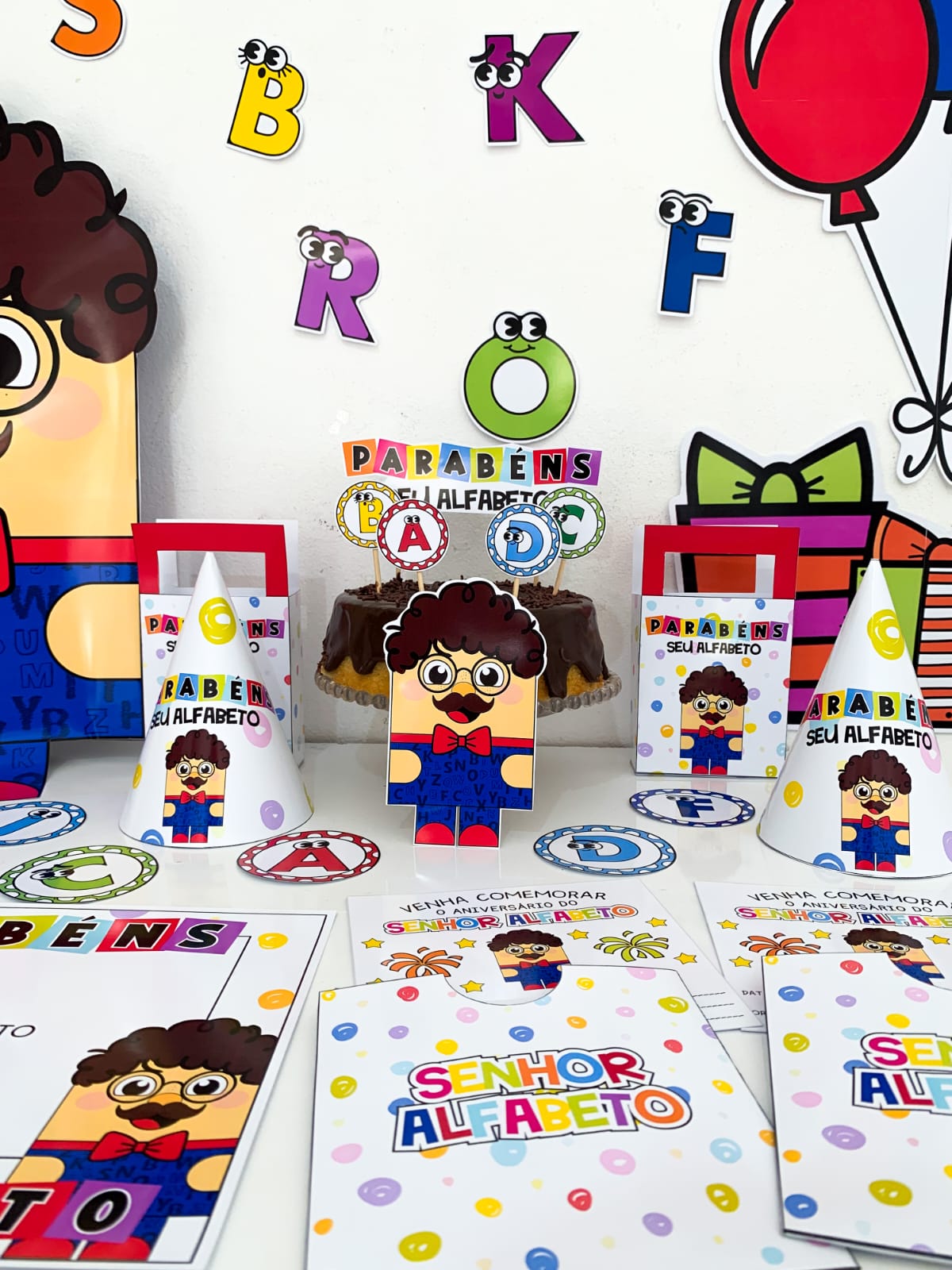SUPER KIT PARABÉNS SENHOR ALFABETO - Imagem 15