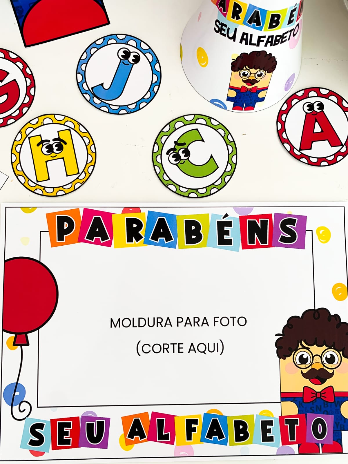 SUPER KIT PARABÉNS SENHOR ALFABETO - Imagem 18