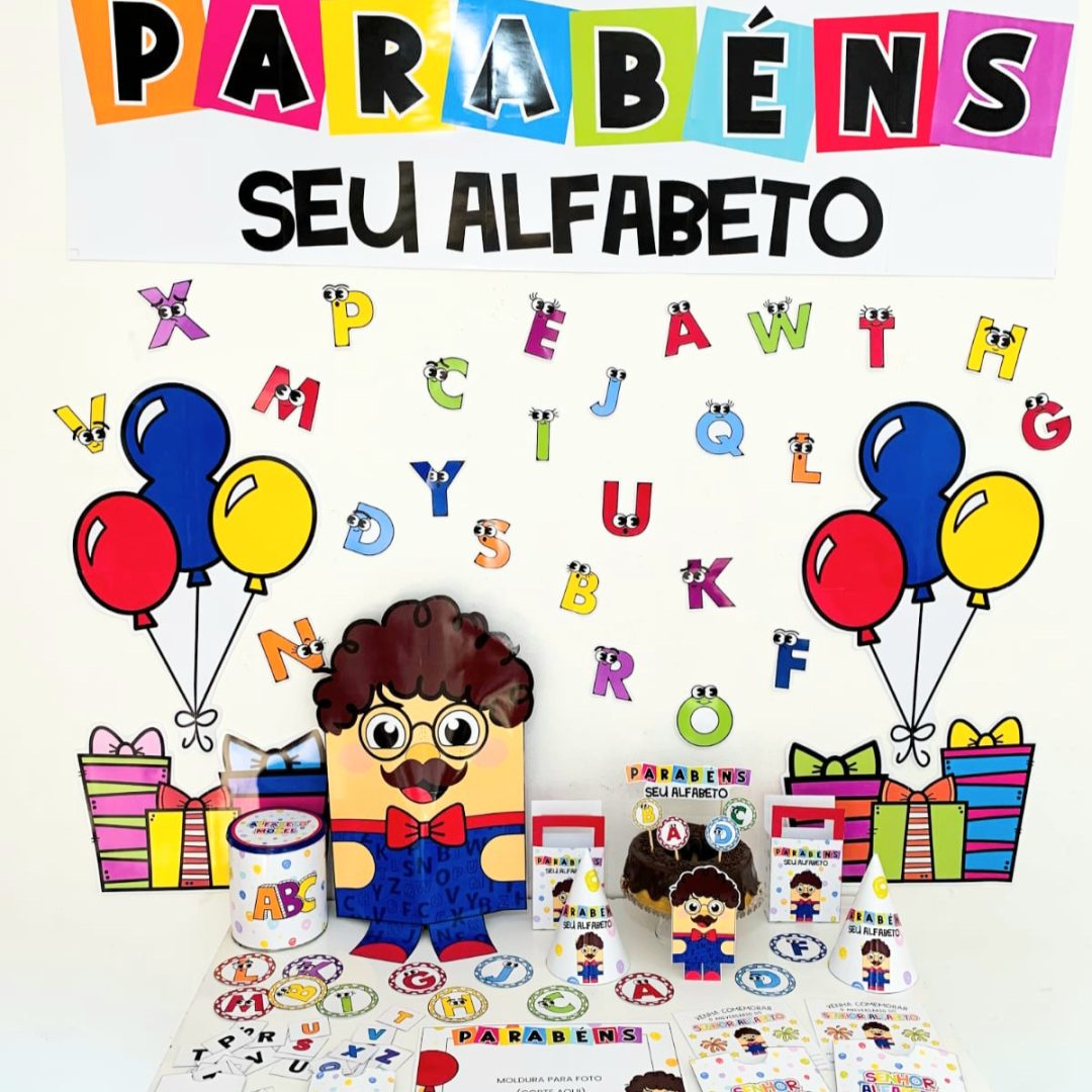 SUPER KIT PARABÉNS SENHOR ALFABETO