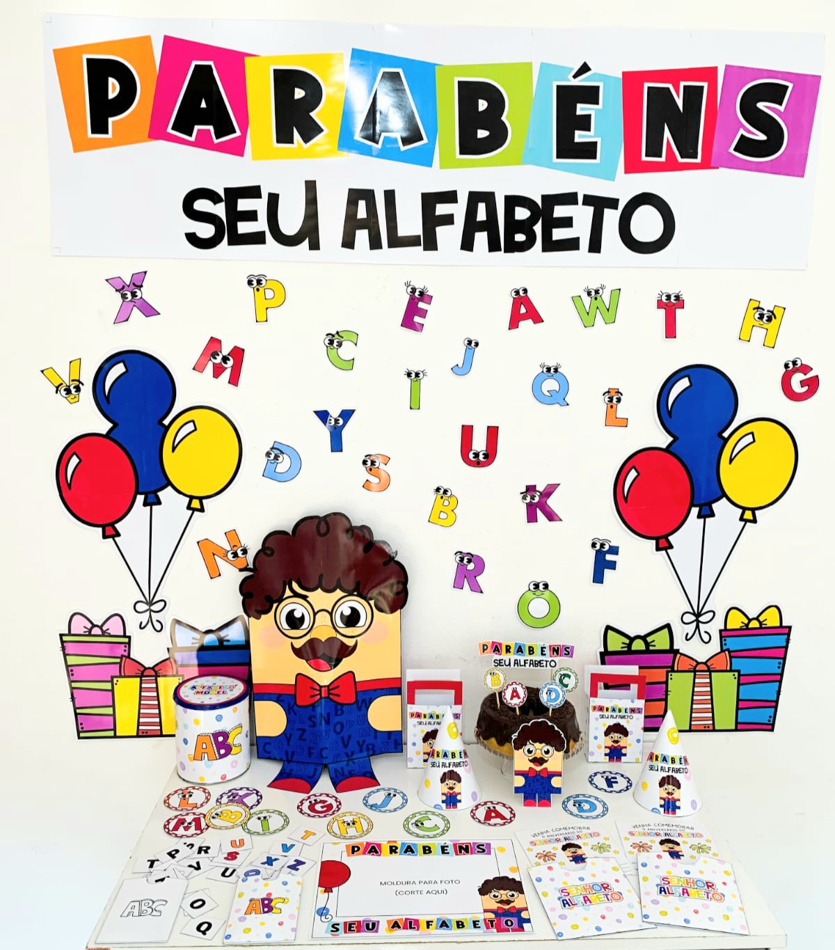 SUPER KIT PARABÉNS SENHOR ALFABETO