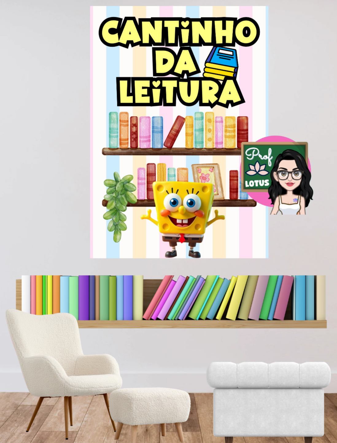 KIT SALA BOB ESPONJA