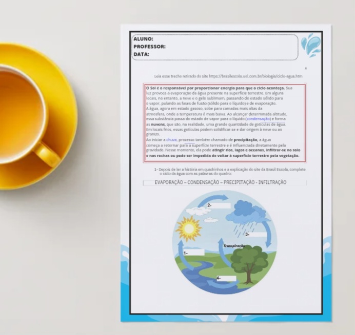 PROJETO CICLO DA ÁGUA - Imagem 6