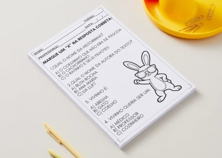 SEQUÊNCIA DIDÁTICA O COELHINHO QUE NÃO ERA DE PÁSCOA - Imagem 5