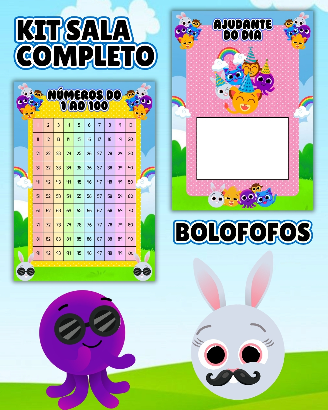 KIT SALA BOLOFOFOS - Imagem 9