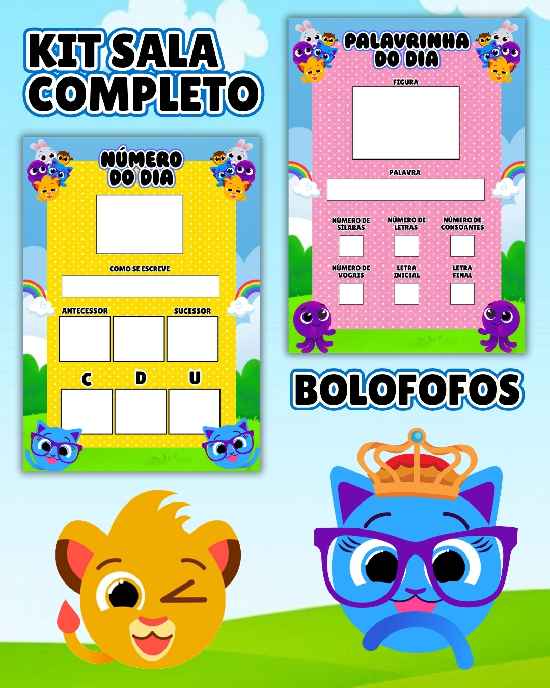 KIT SALA BOLOFOFOS - Imagem 8