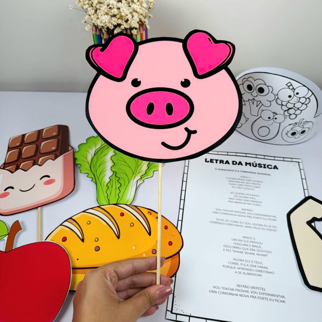 PORQUINHO DA ALIMENTAÇÃO SAUDÁVEL