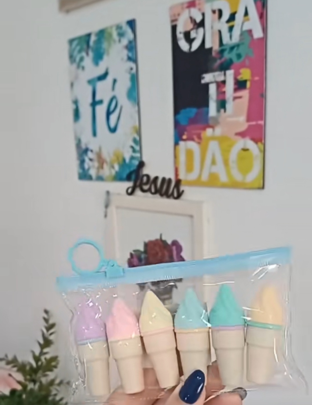 KIT 6 MARCA-TEXTOS SORVETINHOS - Imagem 2
