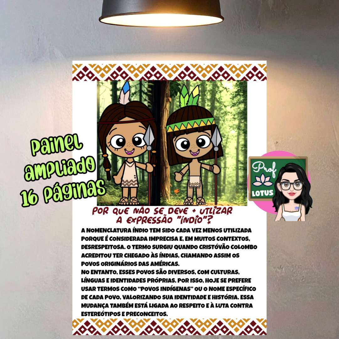 PAINEL EXPLICATIVO INDÍGENAS